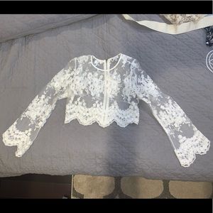 Lace Long Sleeve Top